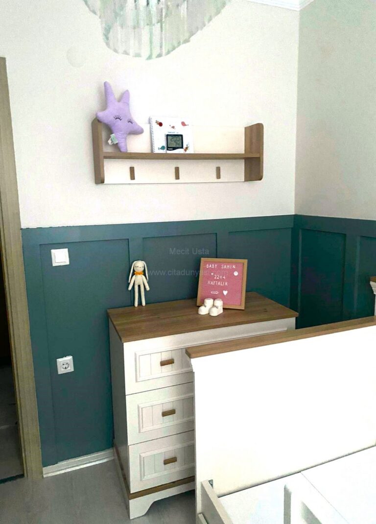 Çocuk Odası İskandinav Polüretan Duvar Çıta Modelleri